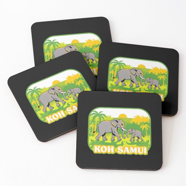 Item preview, Koh Samui Thailand Travel Asian Elephants Tropical designed and sold by jeshands.
