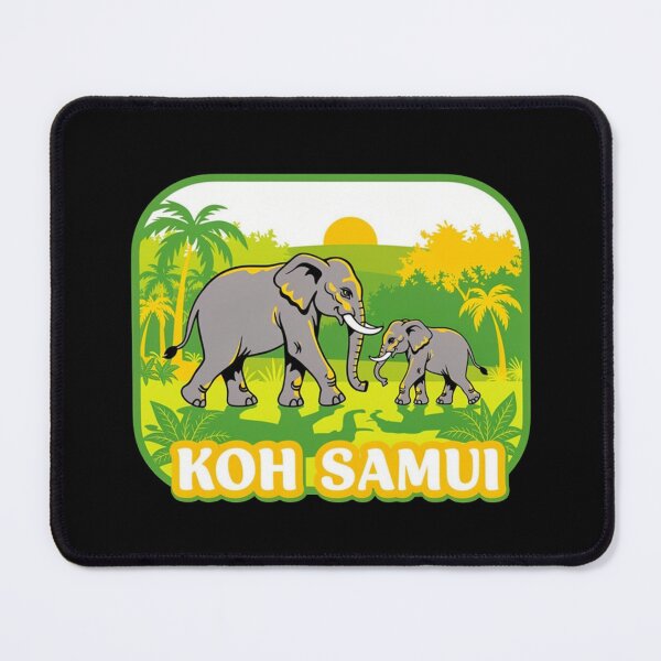 Item preview, Koh Samui Thailand Travel Asian Elephants Tropical designed and sold by jeshands.