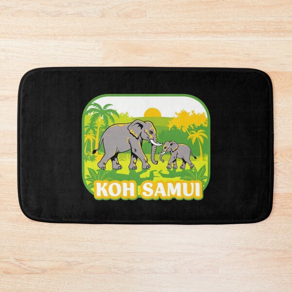 Item preview, Koh Samui Thailand Travel Asian Elephants Tropical designed and sold by jeshands.