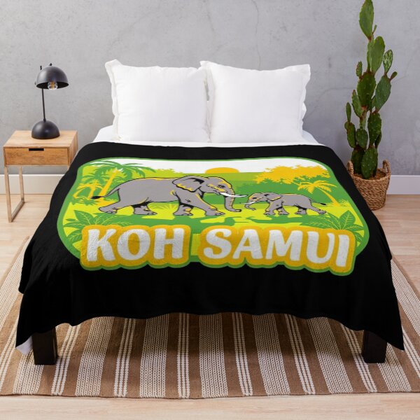 Item preview, Koh Samui Thailand Travel Asian Elephants Tropical designed and sold by jeshands.