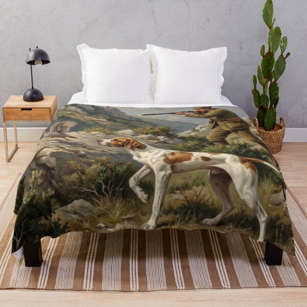 Item preview, English Pointer – Partridge Hunting in the Mountains designed and sold by TammyHunterArt.