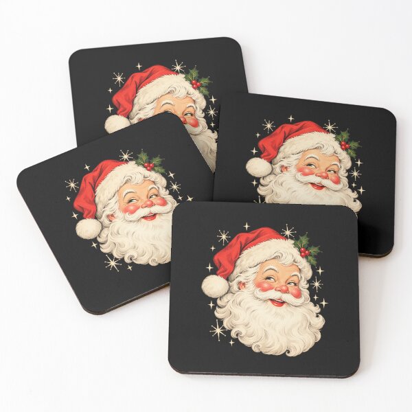 Aperçu de l'œuvre Vintage Santa Claus Nostalgic Christmas Portrait créée et vendue par NicheMuse Studio.