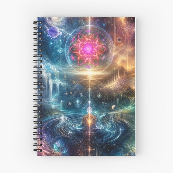 Item preview, Cosmic Universe Visionary Art & Spiritual Galaxy Print designed and sold by bakosshops.