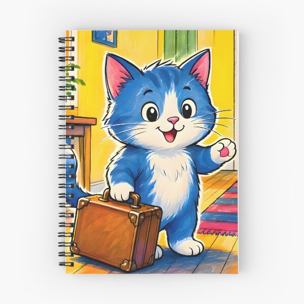 Item preview, Sweet Kitten Arriving Home with Suitcase designed and sold by Sybille-Yates.