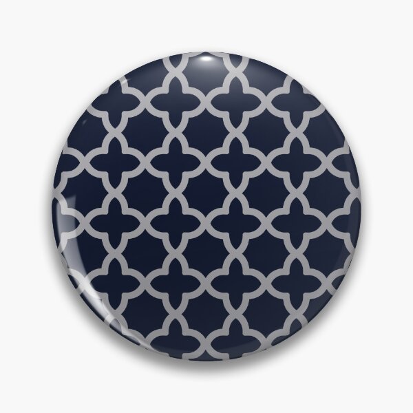 Item preview, Quatrefoil Design Silver-Grey designed and sold by taiche.