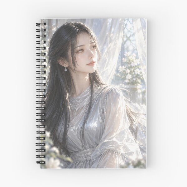 Item preview, SILVER MORNING | Woman in Silver Morning Light designed and sold by SEIMEI2025.