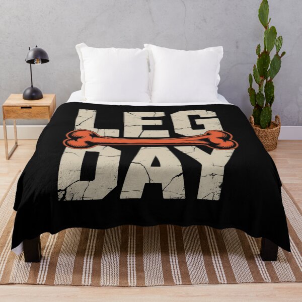 Item preview, Leg Day Bone Retro Distressed Gym Fitness designed and sold by GiaoCalonas.