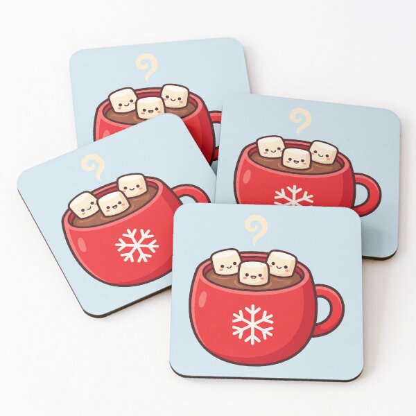 Item preview, Hot Cocoa Marshmallows Kawaii Mug designed and sold by Rariks.