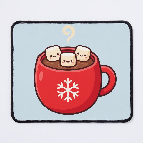Item preview, Hot Cocoa Marshmallows Kawaii Mug designed and sold by Rariks.
