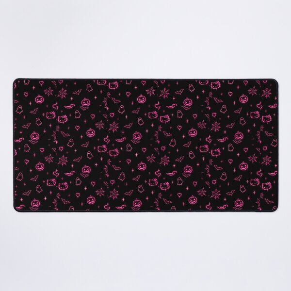 Item preview, Neon Pink Coquette Cute Cat Spooky Halloween Seamless Pattern designed and sold by GrimNest.