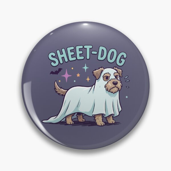Item preview, Sheet Dog Cute Terrier Ghost Costume Halloween Art designed and sold by Amir Faysal.