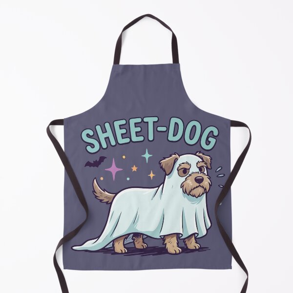 Item preview, Sheet Dog Cute Terrier Ghost Costume Halloween Art designed and sold by Amir Faysal.