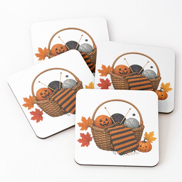 Item preview, Spooky Knitting Basket designed and sold by Northroom Studio.