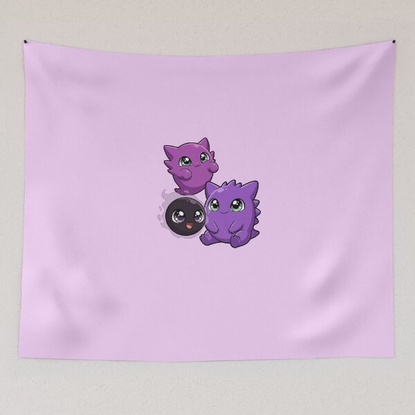 Item preview, Baby Gastly, Haunter and Gengar designed and sold by JablesCreates.