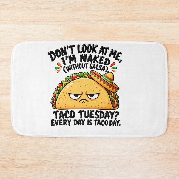 Item preview, Divertido taco enojado desnudo sin salsa para amantes de la comida designed and sold by Afnan Store.