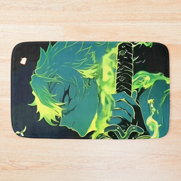Item preview, Emerald Flame Swordsman – Green Energy Anime-Inspired Warrior designed and sold by Dyan4.