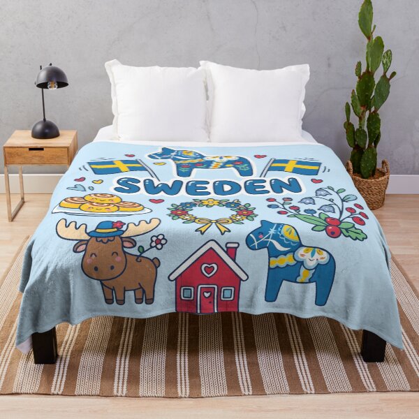 Item preview, Cute Sweden Kawaii Doodles designed and sold by Amir Faysal.