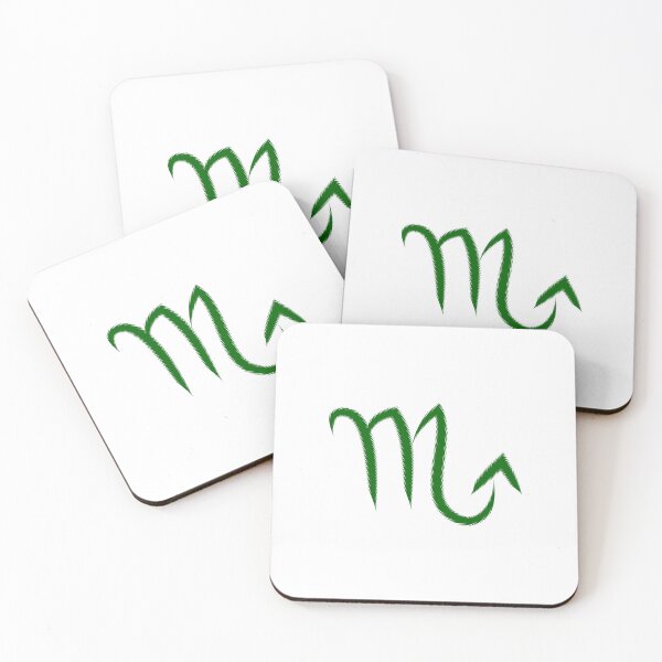 Item preview, Dark Green Scorpio Scorpion Zodiac Symbol Design designed and sold by pattern-archive.