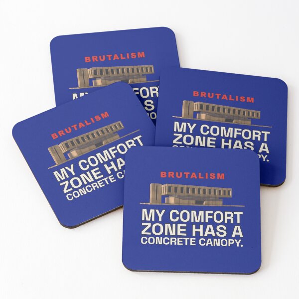 Item preview, My Comfort Zone Has a Concrete Canopy – Funny Brutalism Design designed and sold by TribeGlyph.