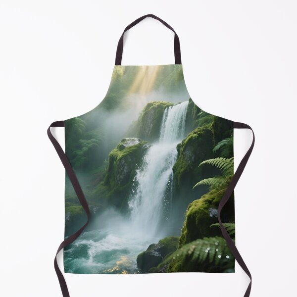 Item preview, Emerald Cascade Sanctuary - Forest of Eternal Mist designed and sold by nhk999.