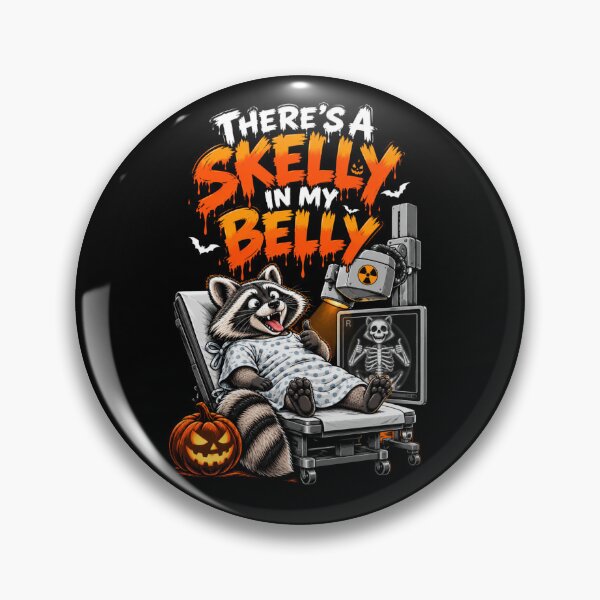 Item preview,  Funny medical raccoon skeleton in My Belly. The X-Ray Doesn't Lie! designed and sold by Creative-Sanc.