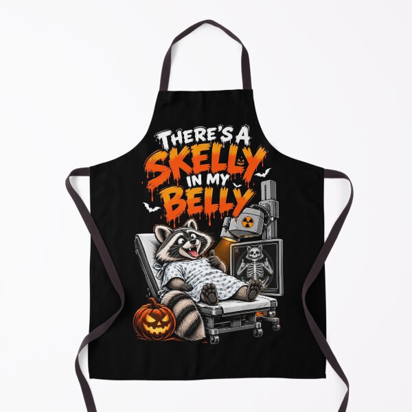 Item preview, Funny medical raccoon skeleton in My Belly. The X-Ray Doesn't Lie! designed and sold by Creative-Sanc.