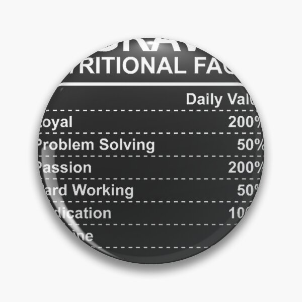 Item preview, Engraver Nutritional Facts Funny Graphic Design for Artists and Craftsmen designed and sold by OneCuriousFox.