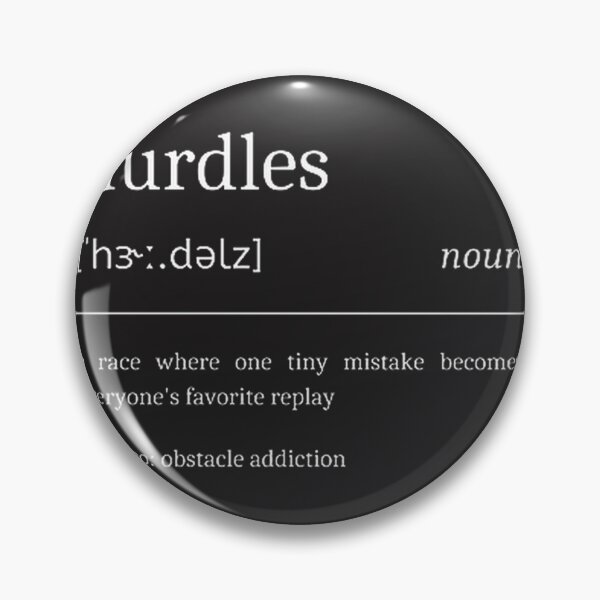 Item preview, Funny Hurdle Runner Definition Track and Field Humor Design designed and sold by Theerthrajk.