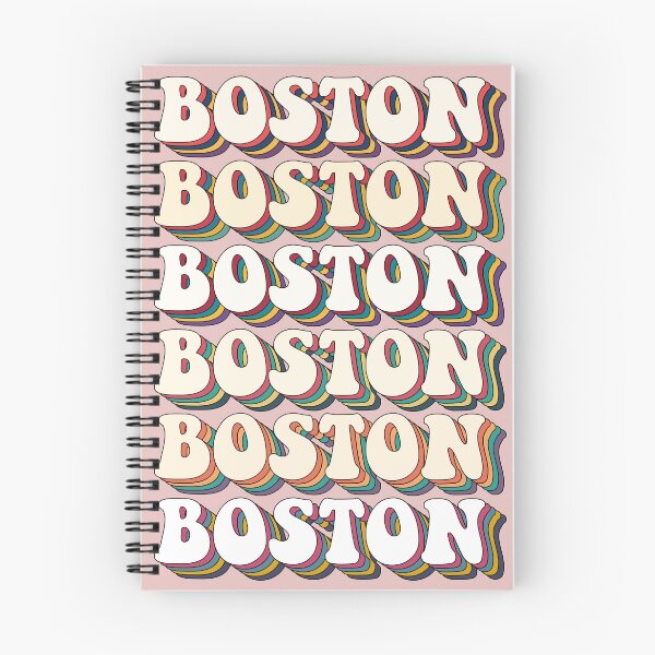 Item preview, Retro Boston Repeating Layered Typography Vintage City Design designed and sold by FemmePod.