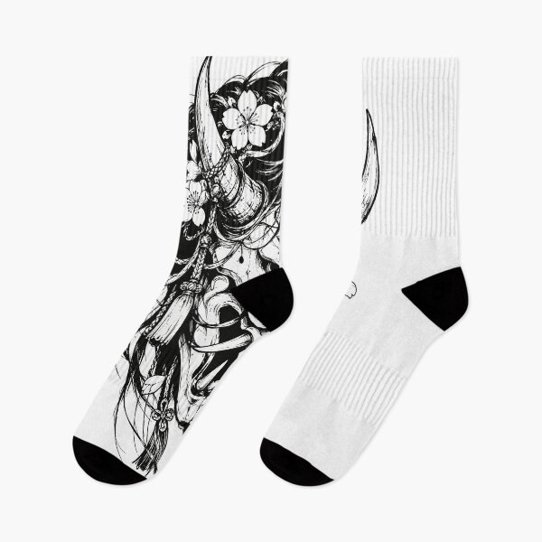 Item preview, Máscara japonesa Hannya con Sakura y borlas designed and sold by bapupa.