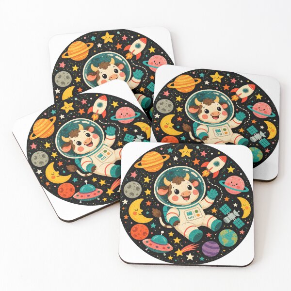 Item preview, Cow Astronaut Space Adventure designed and sold by ForeverPrintsOK.