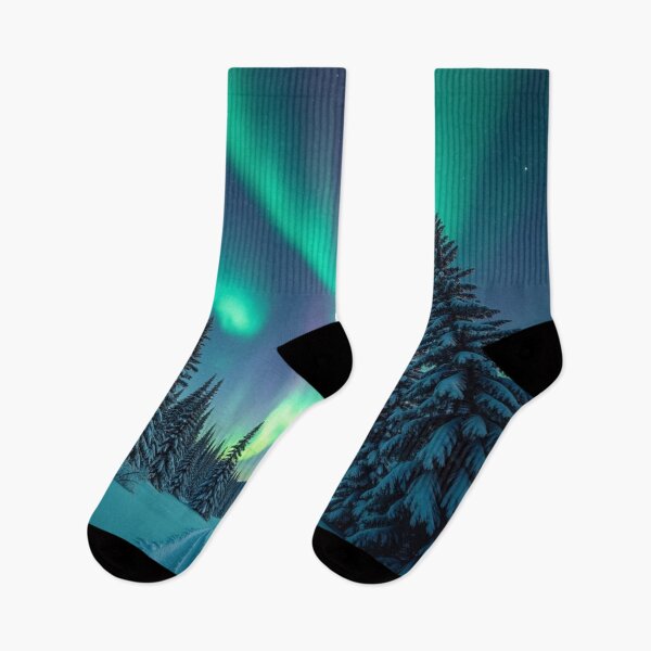 Item preview, Aurora Passage - Northern Lights Dreamscape designed and sold by nhk999.