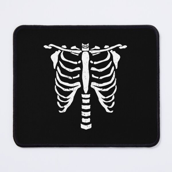 Item preview, Distressed White Rib Cage Graphic designed and sold by GiaoCalonas.
