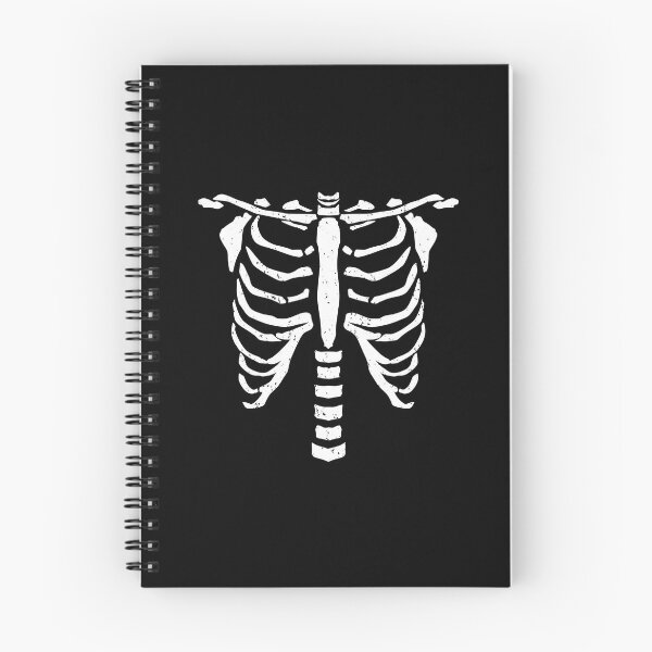 Item preview, Distressed White Rib Cage Graphic designed and sold by GiaoCalonas.