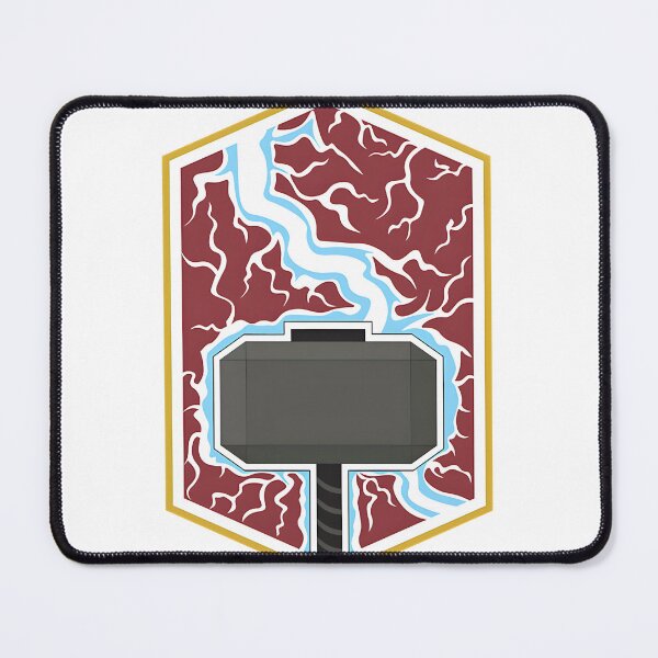 Aperçu de l'œuvre Mjöllnir, symbole du marteau de Thor dans la mythologie nordique créée et vendue par Imrankhan007.