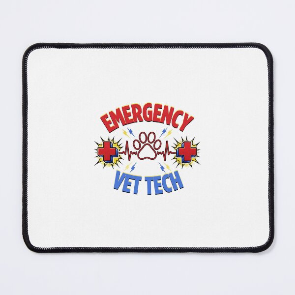 Item preview, Emergency Vet Tech Pop Art Comic Veterinary Technician designed and sold by Créative touche .
