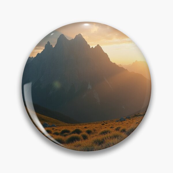 Item preview, Golden Summit Vista - Mountain Sunrise Panorama designed and sold by nhk999.