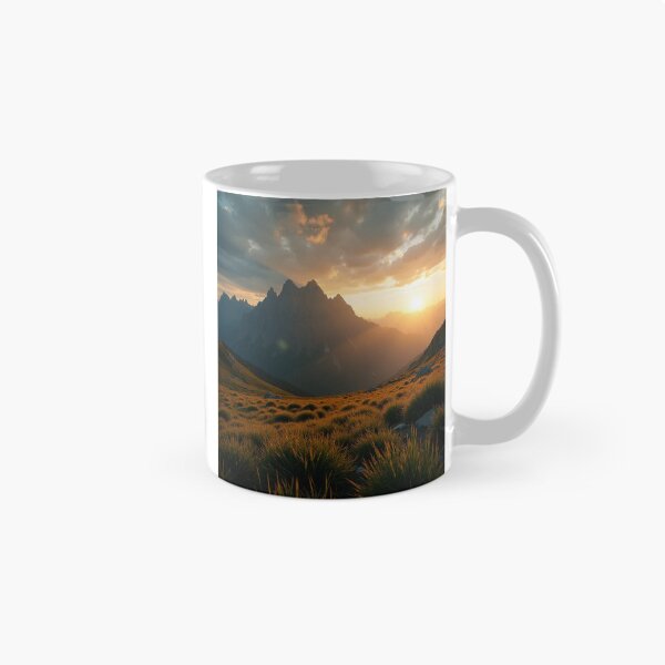 Item preview, Golden Summit Vista - Mountain Sunrise Panorama designed and sold by nhk999.