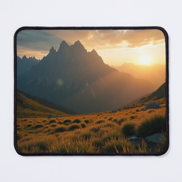 Item preview, Golden Summit Vista - Mountain Sunrise Panorama designed and sold by nhk999.
