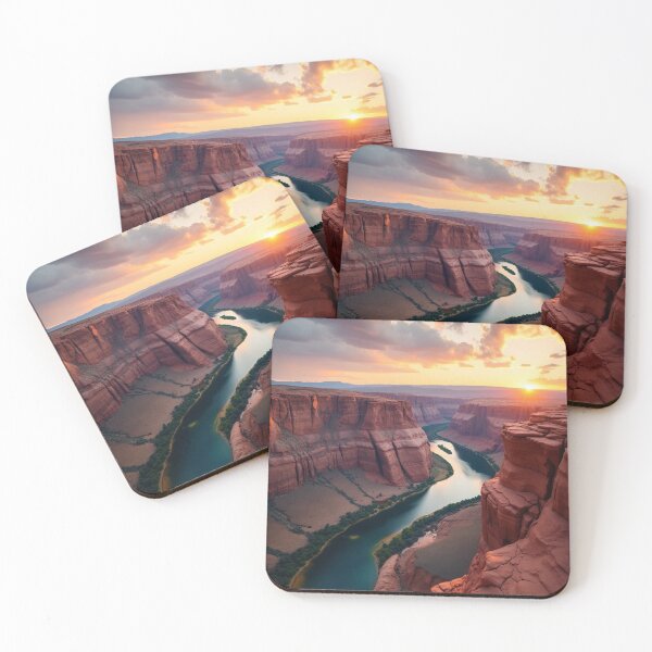 Item preview, River Through the Canyon - Desert Horizon Reflections designed and sold by nhk999.