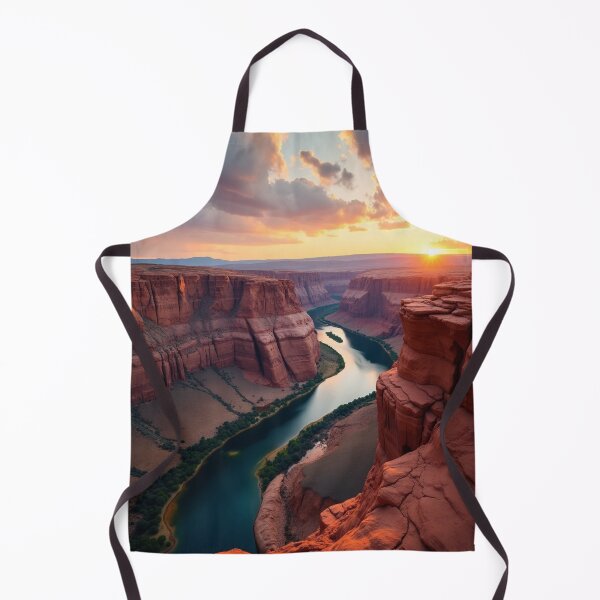 Item preview, River Through the Canyon - Desert Horizon Reflections designed and sold by nhk999.