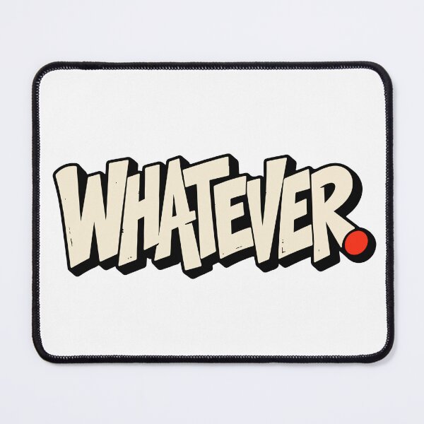 Item preview, Whatever. Bold Retro Y2K Typography Statement designed and sold by saan-creatives.