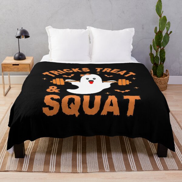 Item preview, Ghost Tricks Treat Squat Halloween Fitness designed and sold by GiaoCalonas.