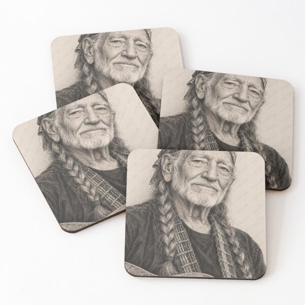 Artikelvorschau, Willie Nelson – Outlaw-Country-Legende in Bleistiftzeichnung entworfen und verkauft von LuluLeb.
