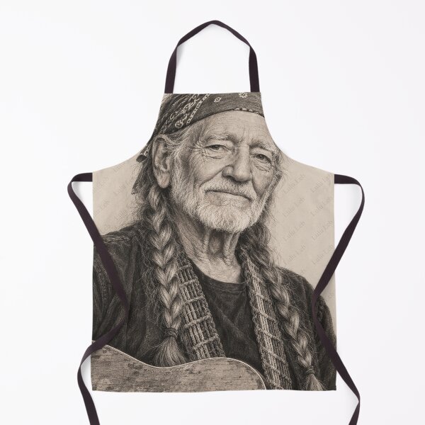 Artikelvorschau, Willie Nelson – Outlaw-Country-Legende in Bleistiftzeichnung entworfen und verkauft von LuluLeb.