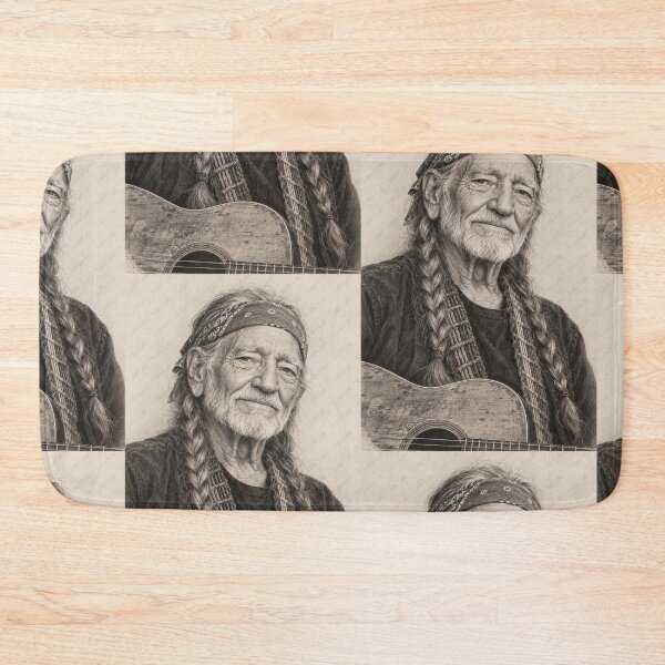 Item preview, Willie Nelson – Outlaw Country Legend in Pencil designed and sold by LuluLeb.