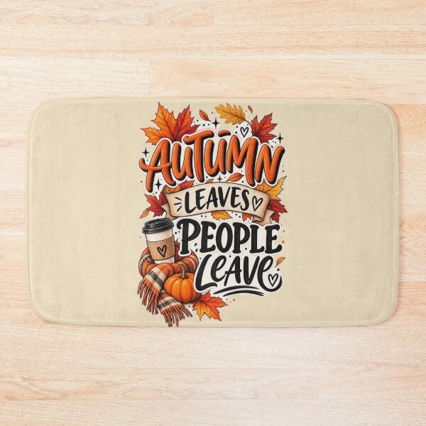 Item preview, Autumn Leaves People Leave Funny Introvert Fall Design designed and sold by MarselArt.