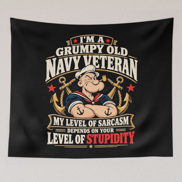 Item preview, GRUMPY OLD NAVY VETERAN DESIGN designed and sold by EzequielBC.