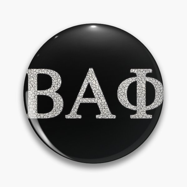Artikelvorschau, Klassisches Design der griechischen Buchstaben Beta Alpha Phi für Studentenverbindungen und Schwesternschaften entworfen und verkauft von Akinez.