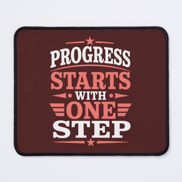 Item preview, Progress Starts With One Step designed and sold by rejowan-arts.